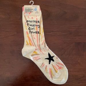 Mother F***ing Girl Power Socks NWT